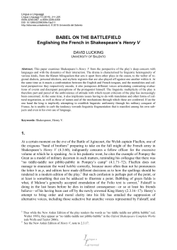 Print this article - ESE - Salento University Publishing