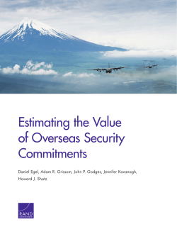 Estimating the Value of Overseas Security Commitments