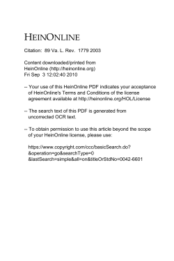 HeinOnline PDF - University of Virginia School of Law