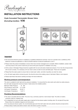 installation instructions