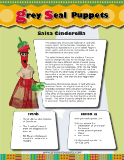 Salsa Cinderella - Grey Seal Puppets