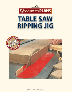 table saw ripping jig