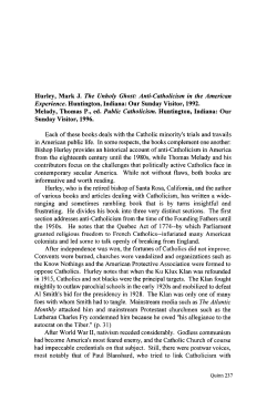 Hurley, Mark J. The Unholy Ghost: Anti