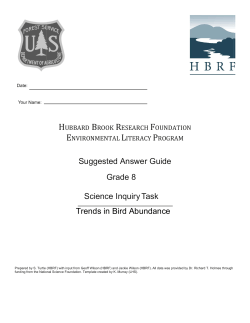 Sug Sc Trend gested Gra cience I ds in B d Answ ade 8 Inquiry Bird