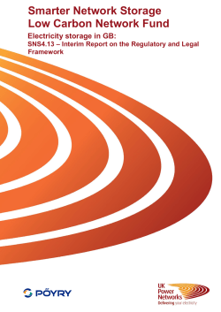 Electricity storage in GB