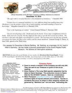 December 2015 - The Cannon Report