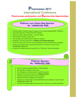 Sponsorship - Invertis University