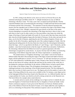 INSIGHT: The Journal of the Prophecy Society of Atlanta Volume 4