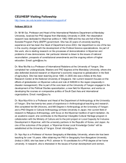 CEU/HESP Visiting Fellowship - Central European University