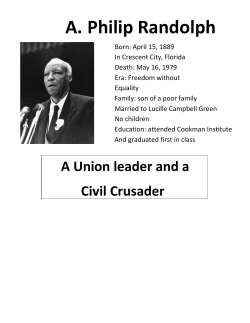 A. Philip Randolph - Montgomery County Public Schools