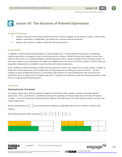 Lesson 10 - EngageNY