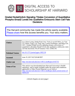 Graded Nodal/Activin Signaling Titrates Conversion of Quantitative