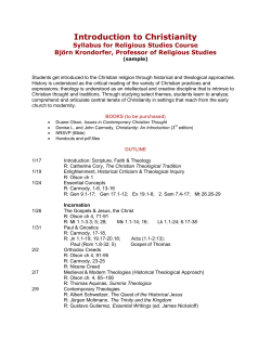 Introduction to Christianity