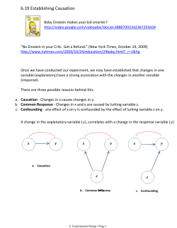 6.19 Establishing Causation - CAstatistics