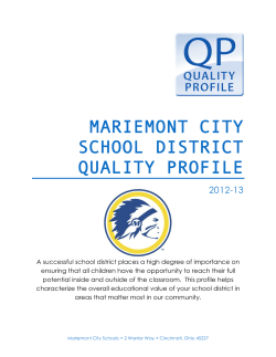 mariemont city school district quality profile