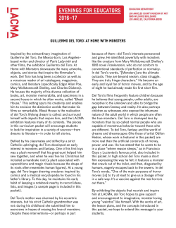 Guillermo del Toro: At Home with Monsters