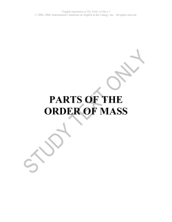 New Missal - St Thomas the Apostle