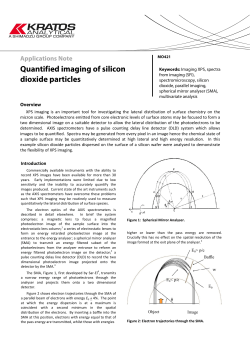 Quantified imaging of silicon dioxide particles