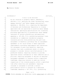 SB 1218 - The Florida Senate