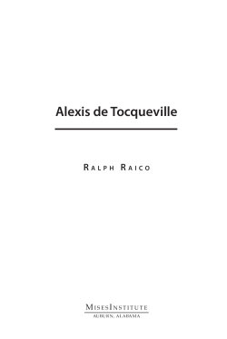 Alexis de Tocqueville