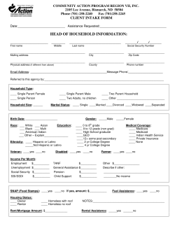 Client Intake Form - PDF Format