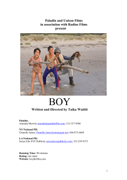 BOY press kit