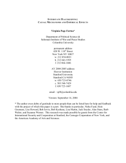 Causal Mechanisms and Empirical Effects