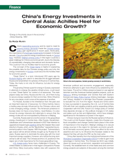China`s Energy Investments in Central Asia: Achilles Heel