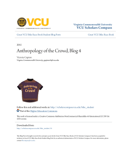 Anthropology of the Crowd, Blog 4