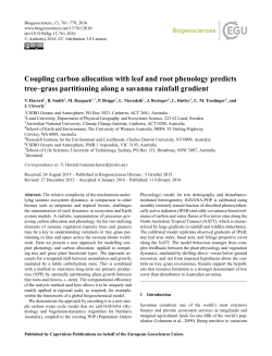 Coupling carbon allocation with leaf and root