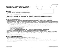 Shape Capture Game