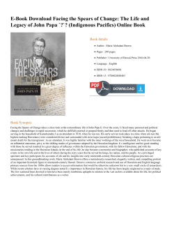 E-Book Facing the Spears of Change: The