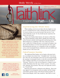 Faithlink article. - Central United Methodist Church