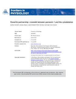 Powerful partnership: crosstalk between pannexin 1 and