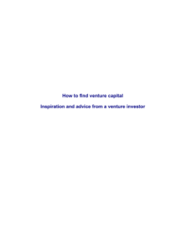 Tips on how to find investors