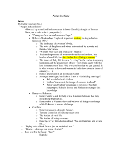 Mrs. Shaw`s Notes on Nectar in a Sieve
