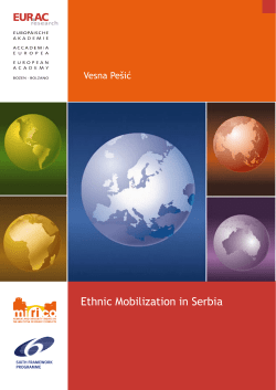 Ethnic Mobilization in Serbia