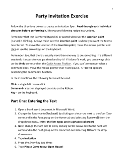 Party Invitation Exercise