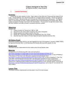 I. Lesson Summary - Polk County Schools