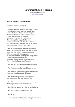 The two Gentlemen of Verona