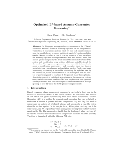 Optimized L*-based Assume