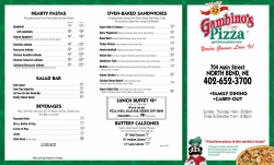 north bend, ne - Gambino`s Pizza