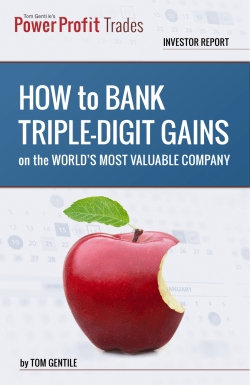 HOW to BANK TRIPLE-DIGIT GAINS