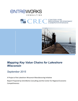 Mapping Value Chains Lakeshore WI Report