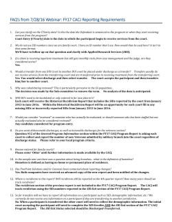 FAQ`s from Webinar 7/28 - Council of Accountability Court Judges