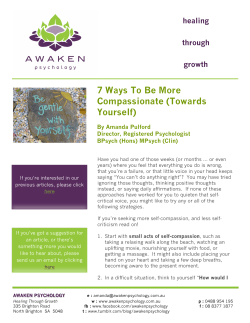 7 Ways To Be More Compassionate (Towards Yourself)