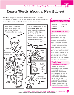 Learn Words About a New Subject