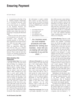 Ensuring Payment - American Translators Association