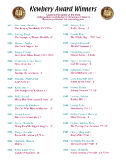 Newbery Award Books