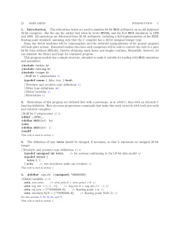 1 1 1. Introduction. The subroutines below are